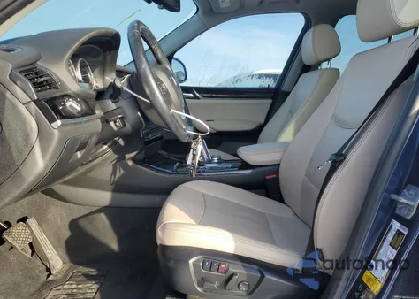 2016 BMW X3 xDrive28I z USA, uszkodzony, nr VIN 5UXWX9C51G0D68880